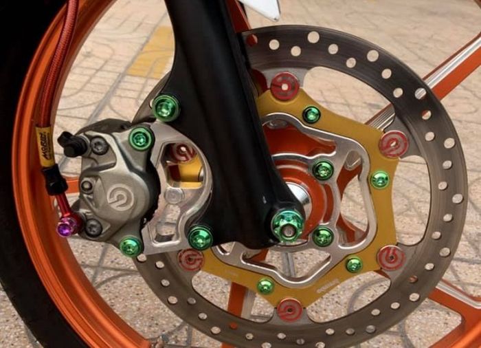 Pelek dan pengeremannya diupgrade makin istimewa