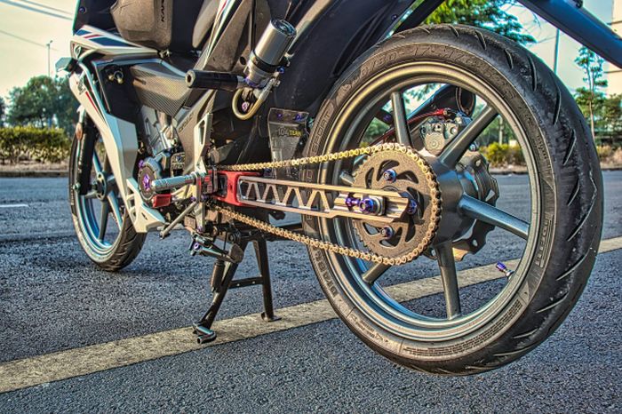 Kaki belakang juga ikut diupgrade