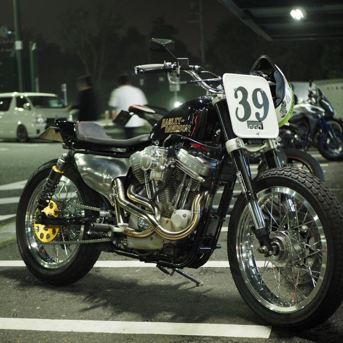 Harley-Davidson Sporster flat tracker yang istimewa