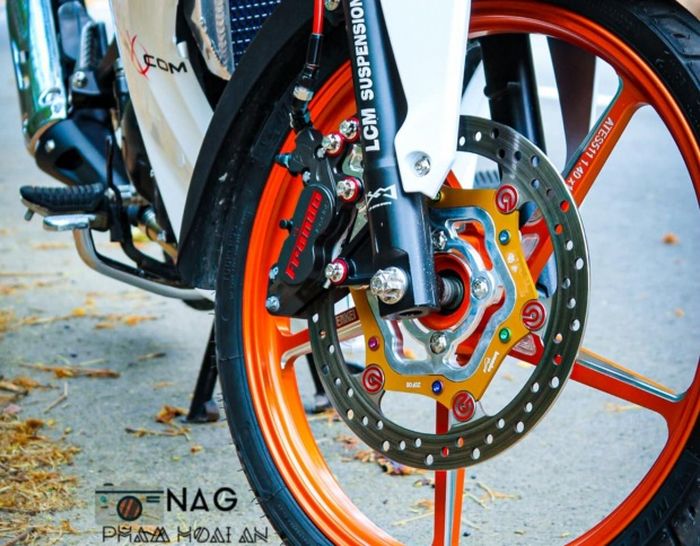 Kaki dan pengeremannya diupgrade juga