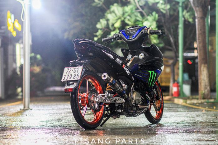 Modifikasi Yamaha MX King 150 yang sporty
