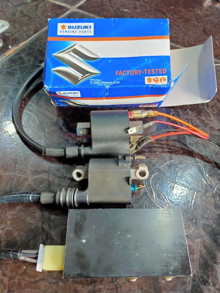 Pakai koil Suzuki Shooter karena mampu menahan listrik yang besar dari coil booster Cheetah Power