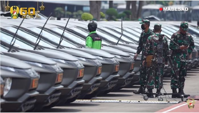 Penyerahan Kendaraan  Dinas Hasil Pengadaan TA. 2020 untuk Satuan TNI Angkatan Darat ⁣ (Youtube TNI AD)