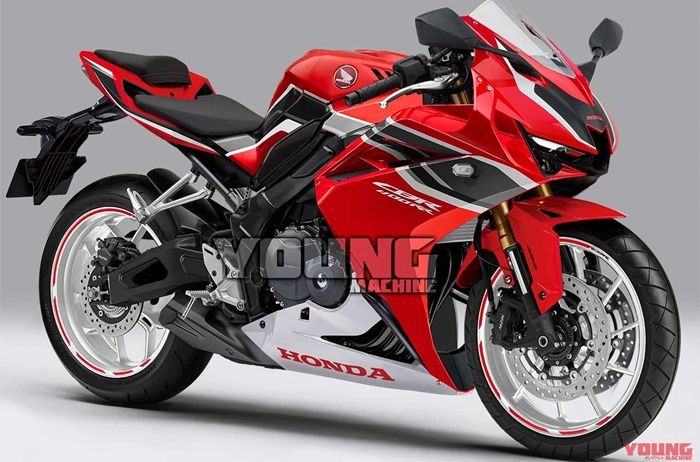 Rendering Honda CBR400RR cocok buat dijadikan 250 cc saingan Ninja ZX-25R