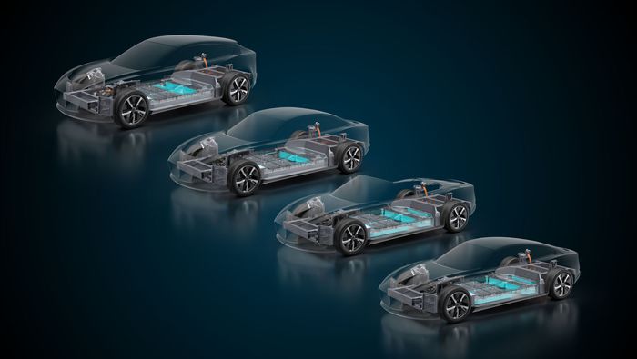 Platform EVX dapat digunakan untuk berbagai mobil premium, mulai dari GT hingga Convertible.