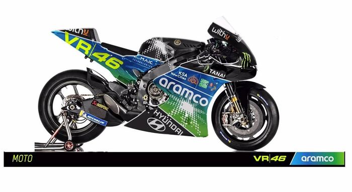 Livery Aramco Racing Team VR46yang beredar ramai di sosial media. 