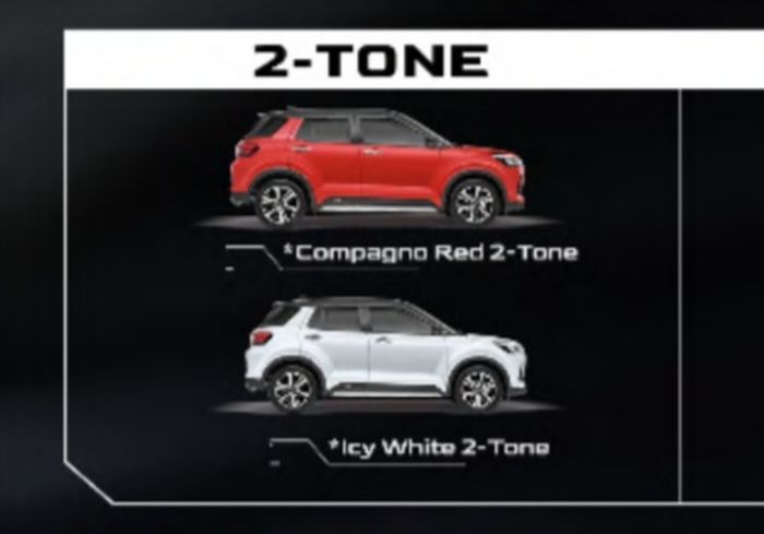 Pilihan warna two tone Daihatsu Rocky