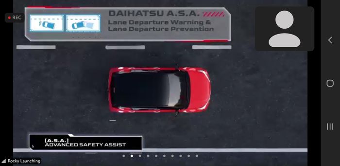 Lane Departure Prevention di Daihatsu Rocky