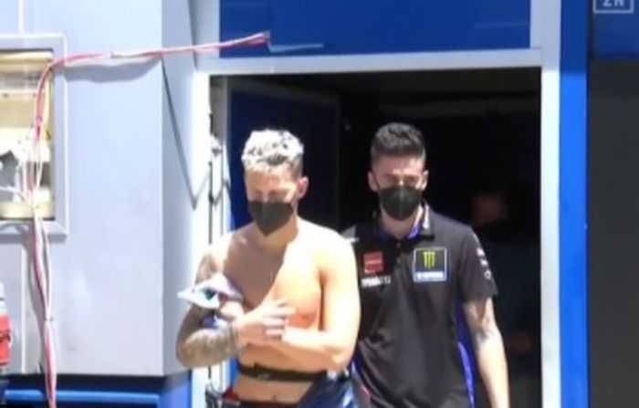 Fabio Quartararo mengalami masalah arm pump pada balapan MotoGP Spanyol 2021