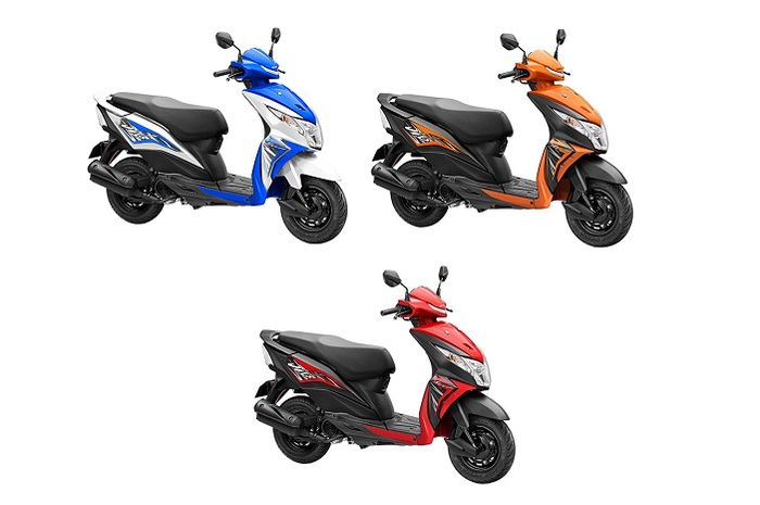 3 pilihan warna Honda Dio yang meluncur di Filipina.