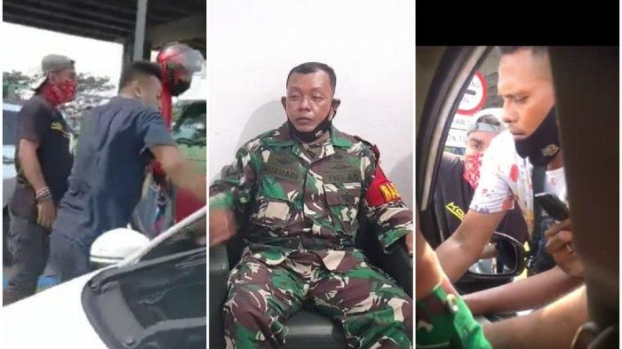 Anggota TNI diadang debt collector 