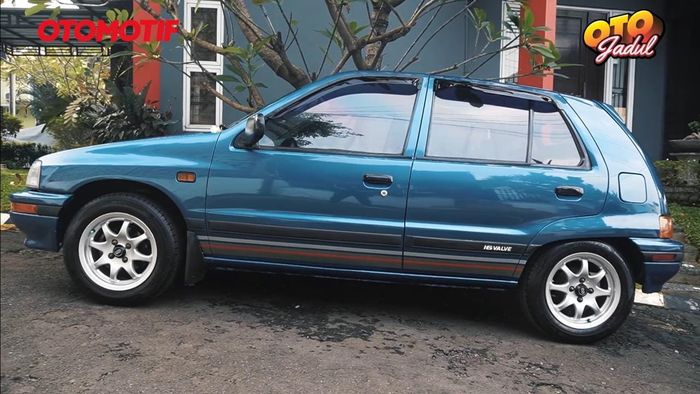 Daihatsu Charade Winner pakai pelek Enkei Neve tayang di Otojadul