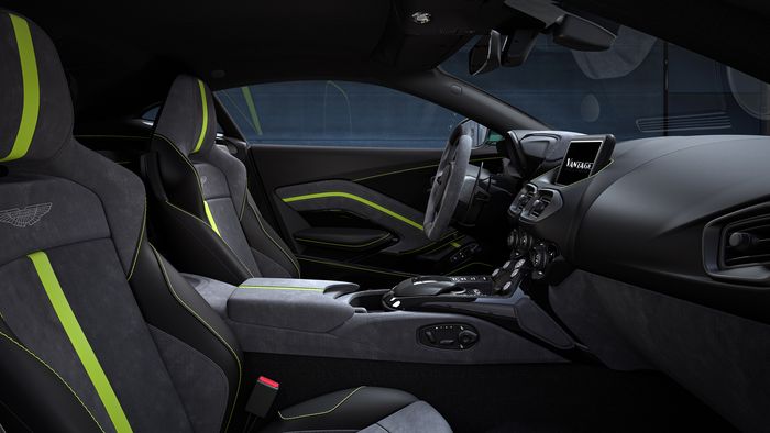 Interior Aston Martin Vantage F1 Edition.