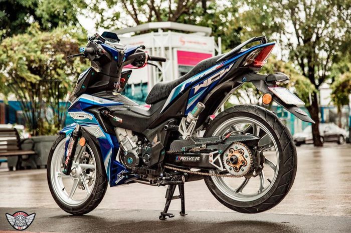 Swingarm dan peleknya pakai punya Honda NSR 150 SP