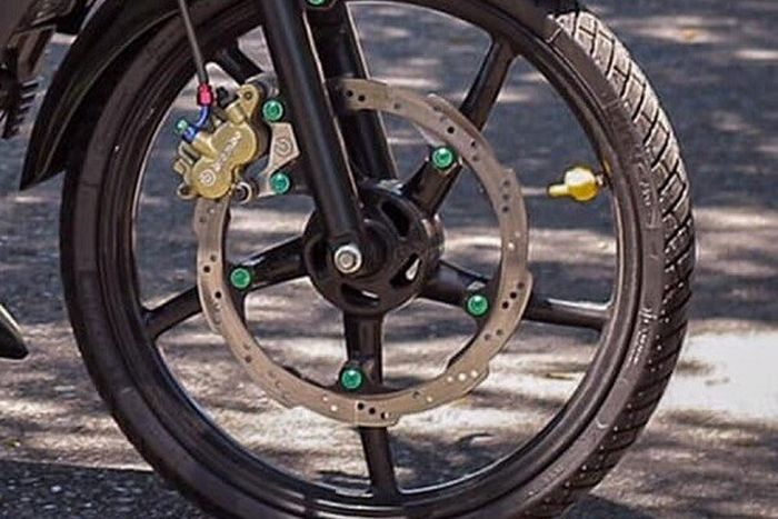 Pelek dan pengeremannya diupgrade maksimal