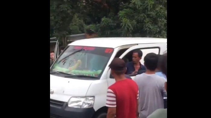 Pengemudi Daihatsu Gran Max yang terlibat aksi penusukan terhadap pengemudi bus PO Murni Jaya