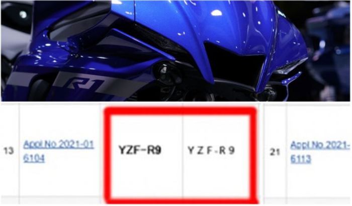 Kode registrasi Yamaha R9 tercatat. Siap meluncur di 2022?