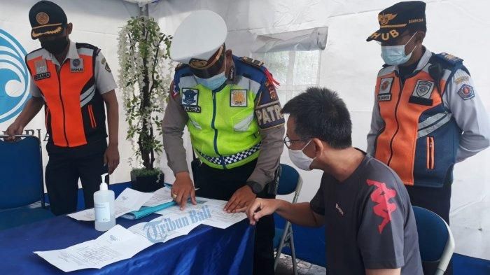 Pengetatan arus balik di Pos Umanyar Denpasar 