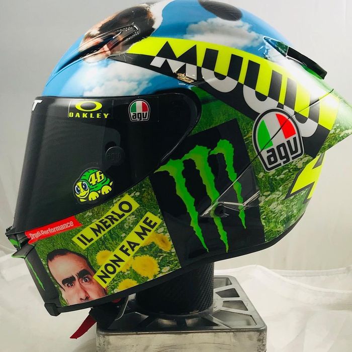 Helm baru Valentino Rossi di MotoGP Italia 2021