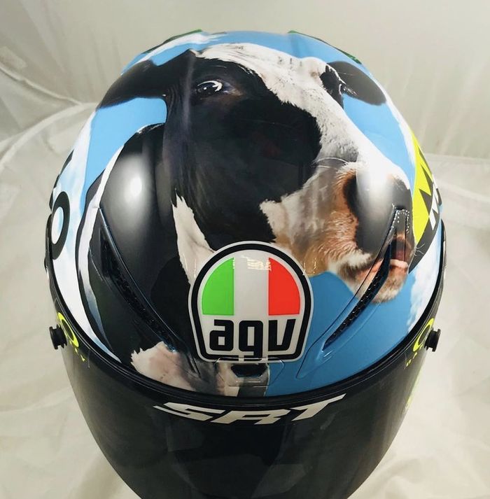Helm baru Valentino Rossi di MotoGP Italia 2021