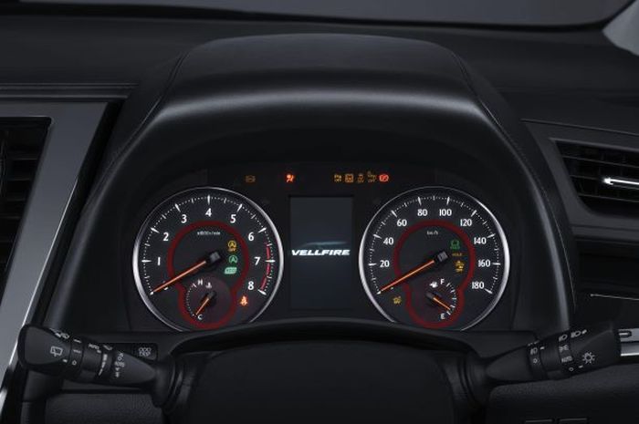 Penampakan meter cluster New Vellfire