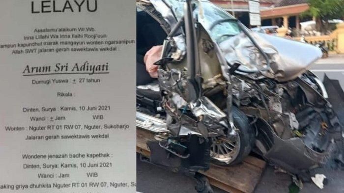 Pengemudi Honda City berusia 27 tahun warga NGuter yang Kecelakaan di Wonogiri Meninggal dunia Warga Nguter 