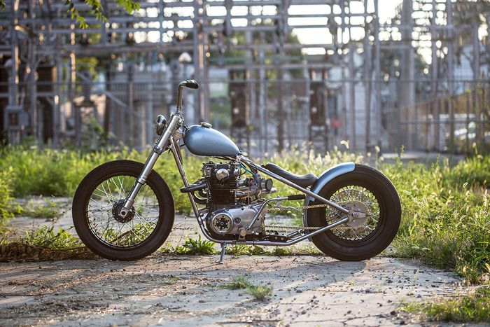 Yamaha XS650 bobber hardtail