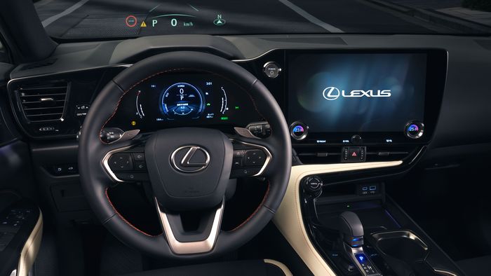 Dashboard Lexus NX generasi baru.