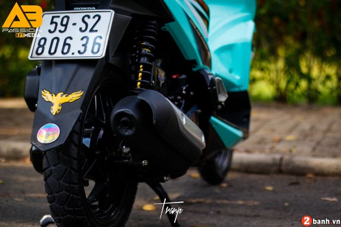 Shock belakang pakai RCB