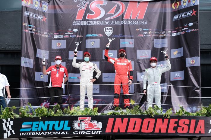 Haridarma Manoppo raih podium kedua di kelas ITCR Max Seri 2 ISSOM 2021