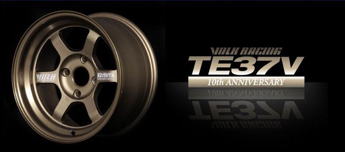 Rays Wheel rilis pelek Volk Racing TE37V 10th Anniversary Edition