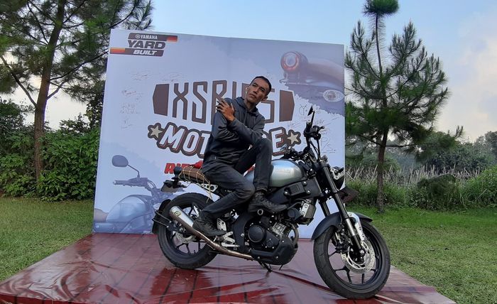 Ade Purnama, salah satu pemilik Yamaha XSR 155