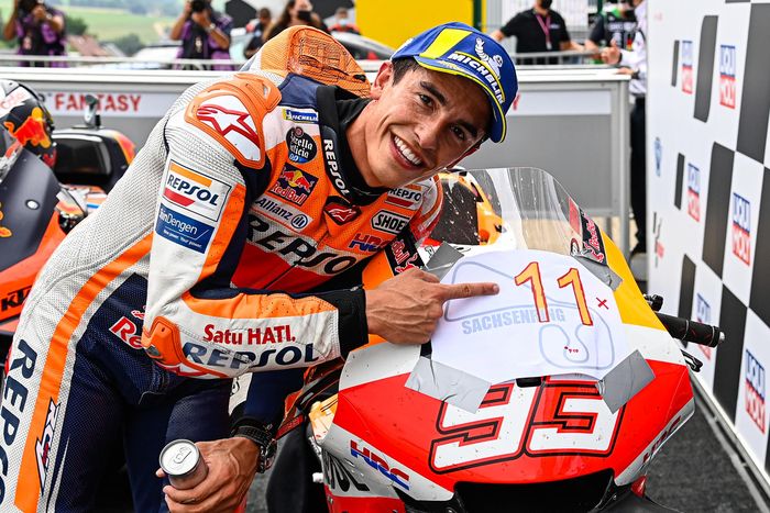 Gelar SachsenK11ng tetap milik Marc Marquez di MotoGP Jerman 2021