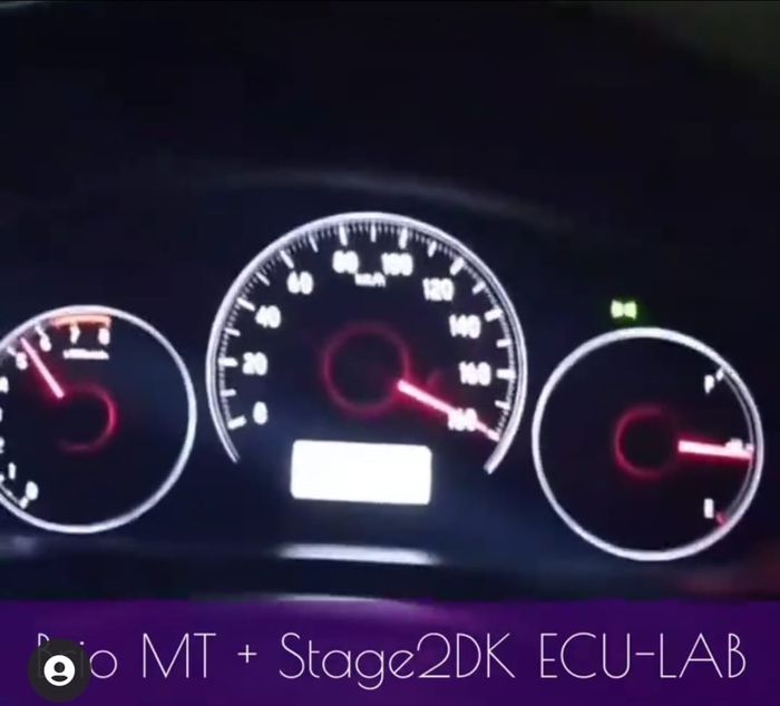 Hasil remap ECU oleh ECU-LAB pada Honda Brio M/T, top speed bisa dibikin mentok
