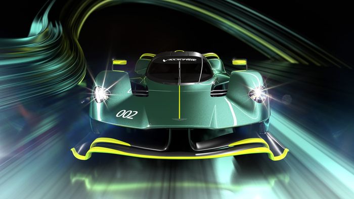 Splitter besar Aston Martin Valkyrie AMR Pro.