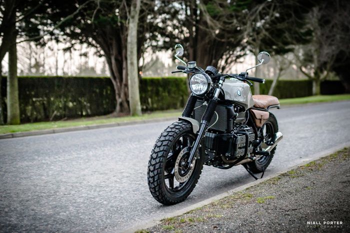 BMW K100 scrambler yang begitu keren