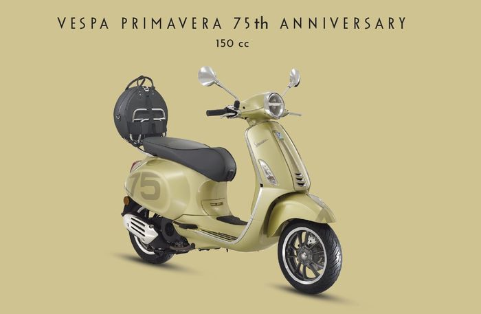 Vespa Primavera 75th Anniversary Limited Edition hadir dengan tampilan yang segar serta fitur baru