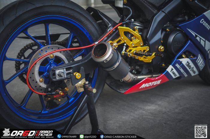 Mesin juga hanya diberi exhaust system aftermarket