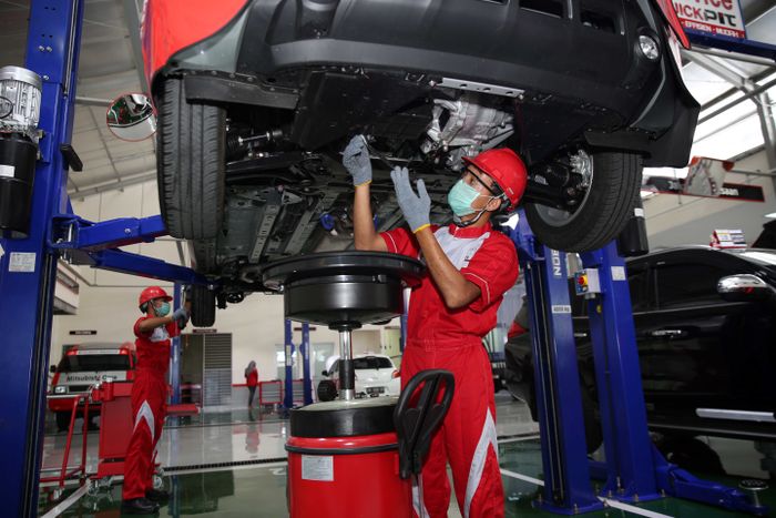 Layanan bengkel resmi Mitsubishi