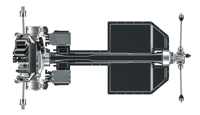 Sistem penggerak Koenigsegg Gemera.