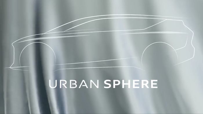 Siluet mobil konsep Urban Sphere.