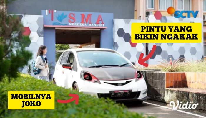 Honda Jazz tunggangan Joko di Sinetron Dari Jendela SMP