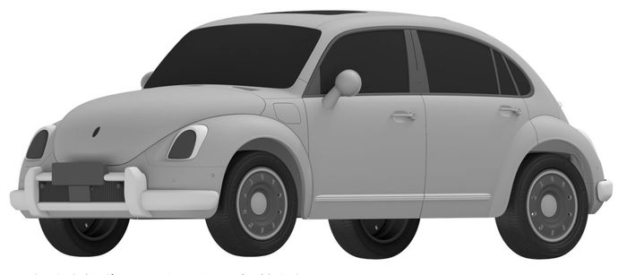 Paten mobil listrik kedua mirip VW Beetle yang didaftarkan Great Wall Motor.