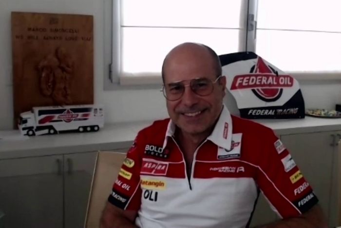 Carlo Merlini (Carlo Merlini selaku Gresini Racing Commercial and Marketing Director Gresini Racing) ungkap kemungkinan akan pakai oli merek Indonesia di MotoGP.