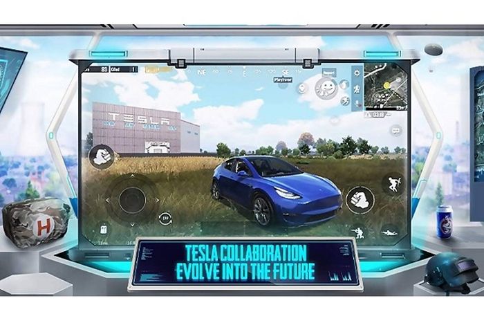 Tesla Model Y turut hadir di PUBG Mobile.