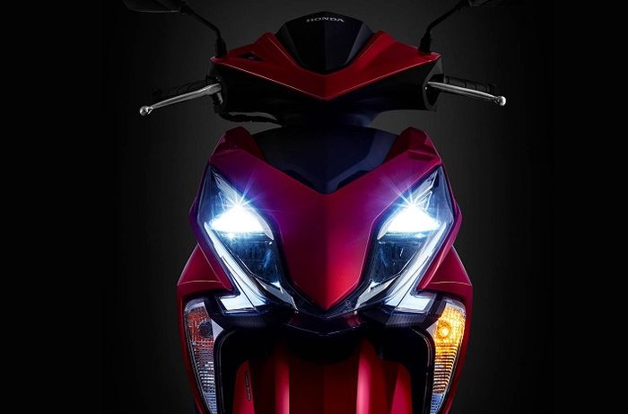 Headlamp LED pada Honda Elite 125
