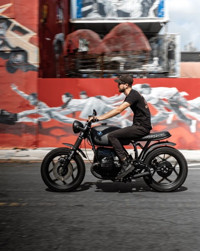 BMW R80RT brat scrambler yang super keren