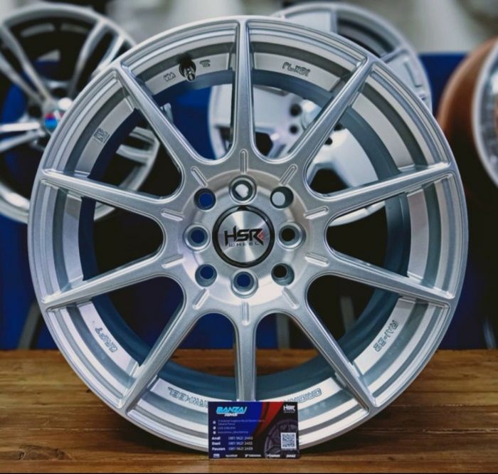 Pelek aftermarket HSR wheel RAI-S2 Honda Brio