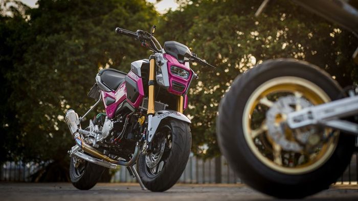 Modifikasi Honda Grom yang super sangar