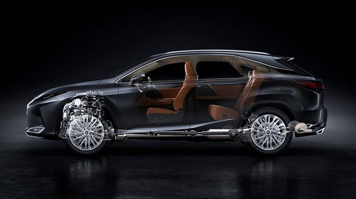 LExus RX 300 memiliki mesin 1.998 cc lengkap dengan turbo